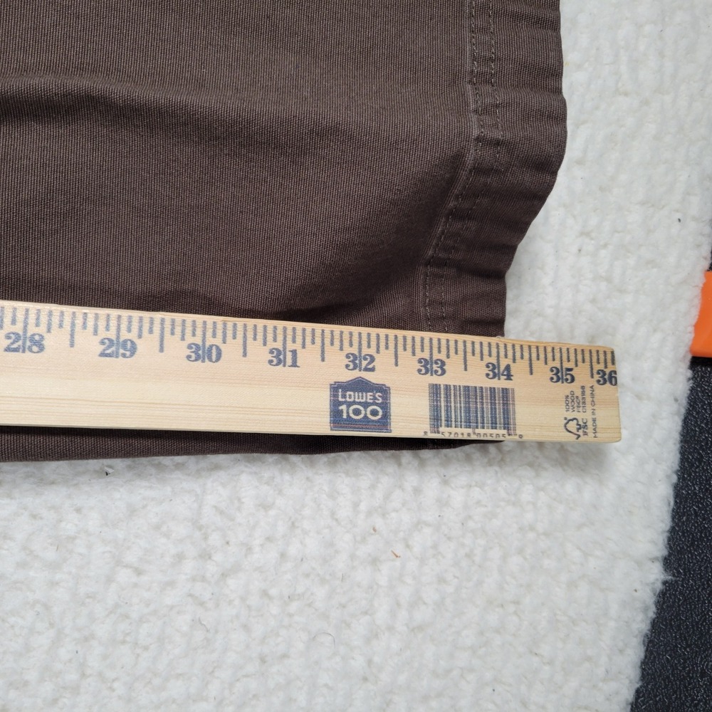 Duluth Trading Co Flex Fire Hose Mens Size 37x34 Brown Cargo Workwear Pants - Picture 2 of 13